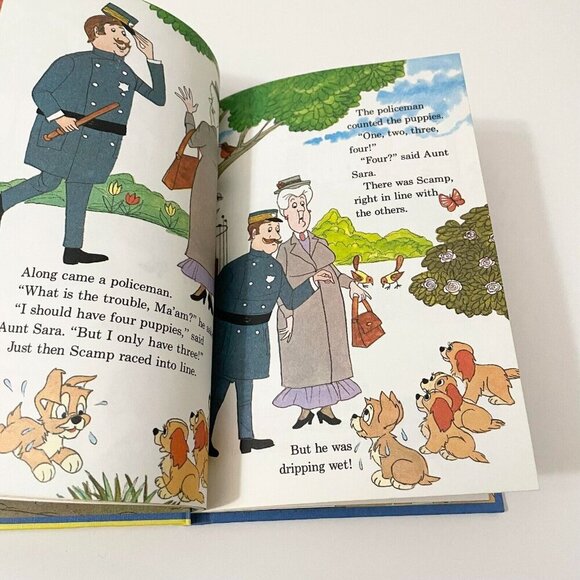 Vintage 1980 Walt Disney Scamp Saves the House Hardcover Book - Picture 15 of 16